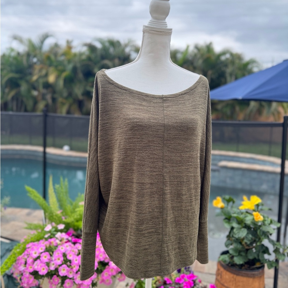 Olive Green Knit Sweater